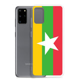 Coque Téléphone Drapeau de la Birmanie - Pixelforma