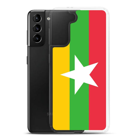 Coque Téléphone Drapeau de la Birmanie - Pixelforma 