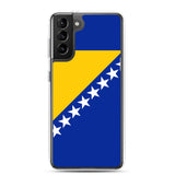 Coque Téléphone Drapeau de la Bosnie-Herzégovine - Pixelforma