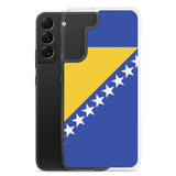 Coque Téléphone Drapeau de la Bosnie-Herzégovine - Pixelforma