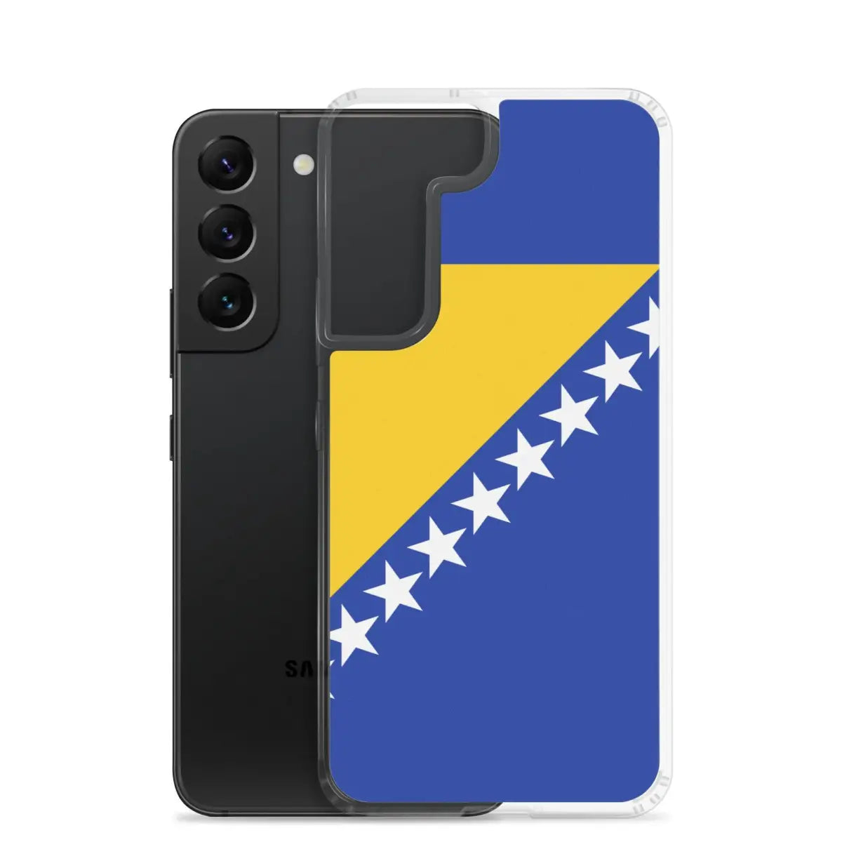 Coque téléphone drapeau de la bosnie-herzégovine - pixelforma