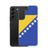 Coque téléphone drapeau de la bosnie-herzégovine - pixelforma