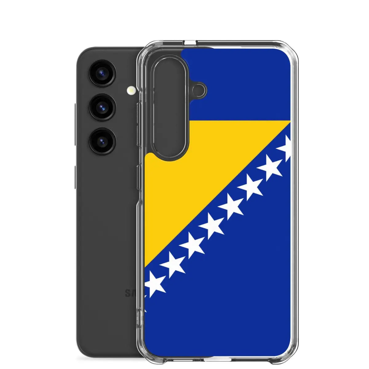 Coque téléphone drapeau de la bosnie-herzégovine - pixelforma