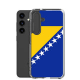 Coque téléphone drapeau de la bosnie-herzégovine - pixelforma