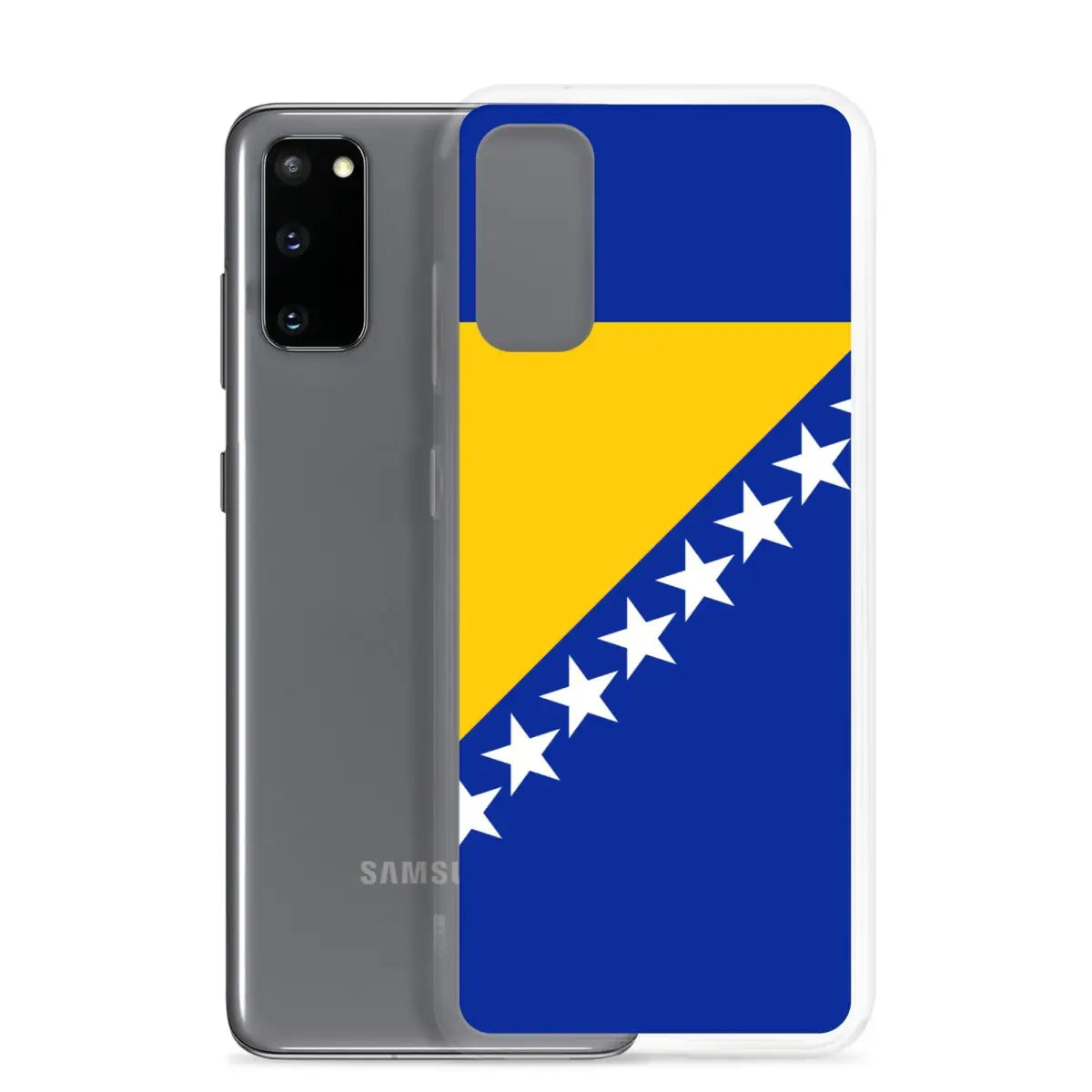 Coque téléphone drapeau de la bosnie-herzégovine - pixelforma