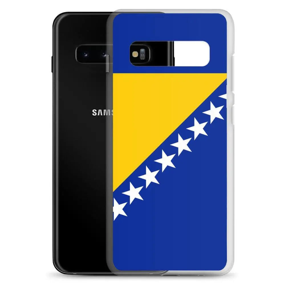 Coque téléphone drapeau de la bosnie-herzégovine - pixelforma