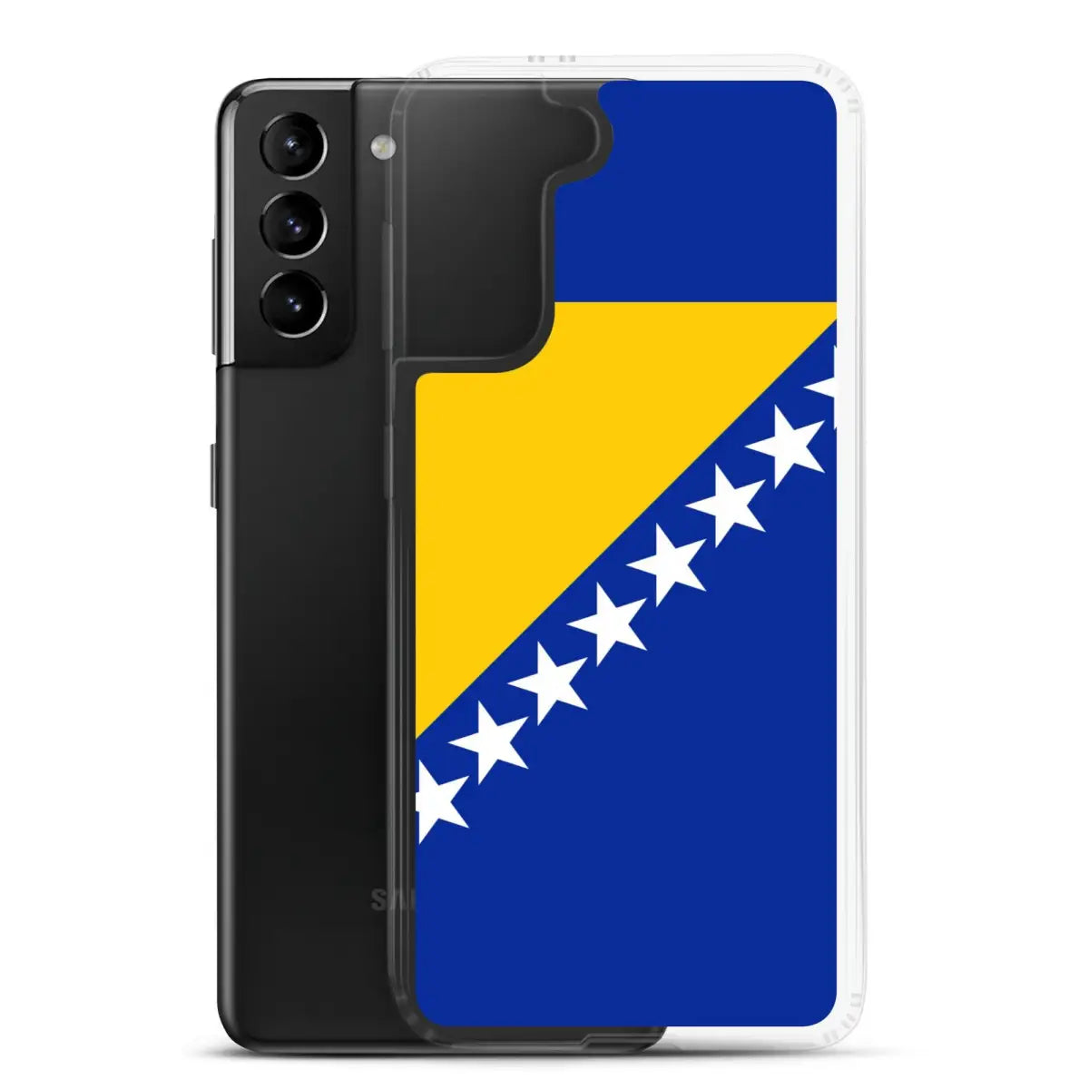 Coque téléphone drapeau de la bosnie-herzégovine - pixelforma