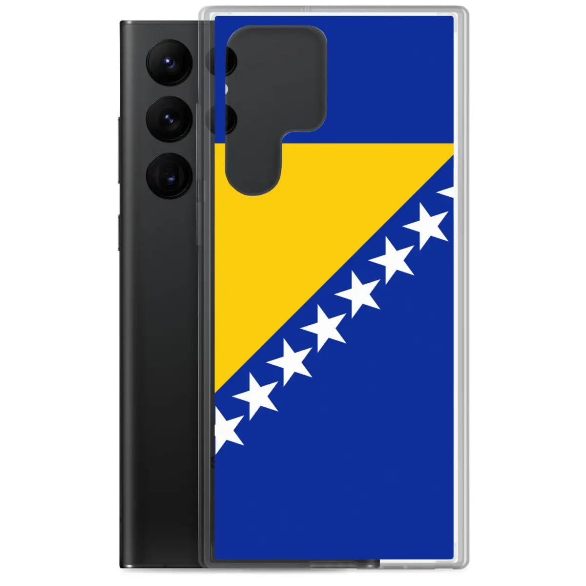 Coque téléphone drapeau de la bosnie-herzégovine - pixelforma