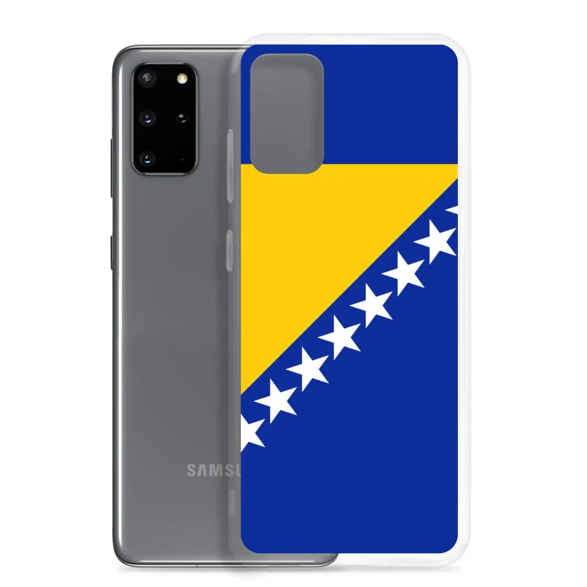 Coque téléphone drapeau de la bosnie-herzégovine - pixelforma