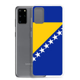 Coque téléphone drapeau de la bosnie-herzégovine - pixelforma
