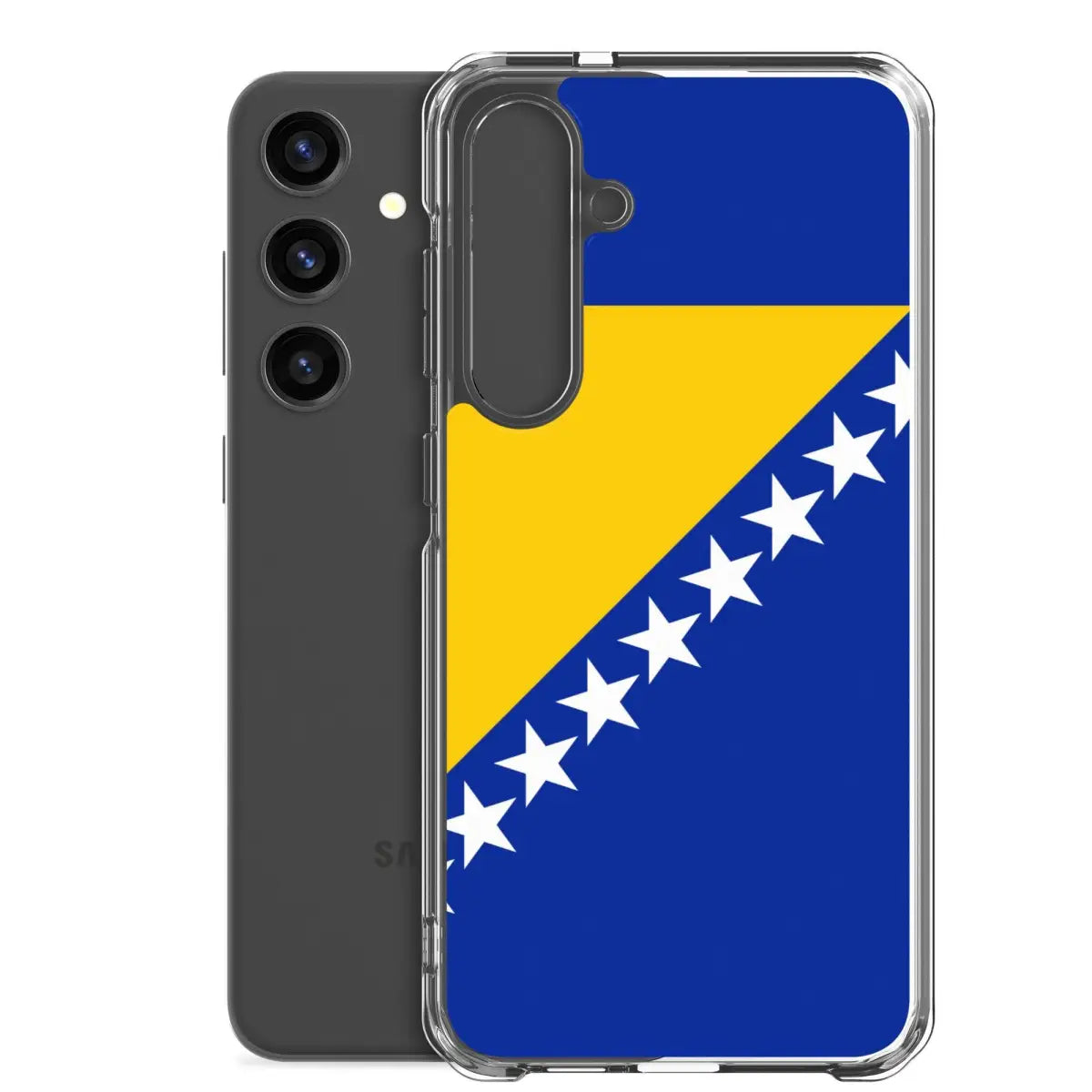 Coque téléphone drapeau de la bosnie-herzégovine - pixelforma