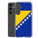 Coque téléphone drapeau de la bosnie-herzégovine - pixelforma