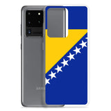 Coque téléphone drapeau de la bosnie-herzégovine - pixelforma