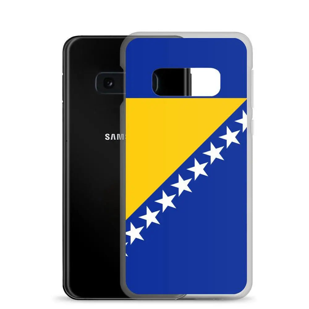Coque téléphone drapeau de la bosnie-herzégovine - pixelforma