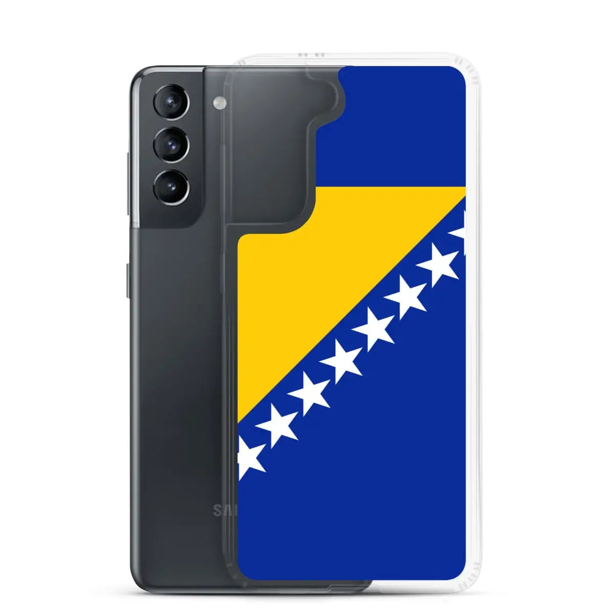 Coque téléphone drapeau de la bosnie-herzégovine - pixelforma