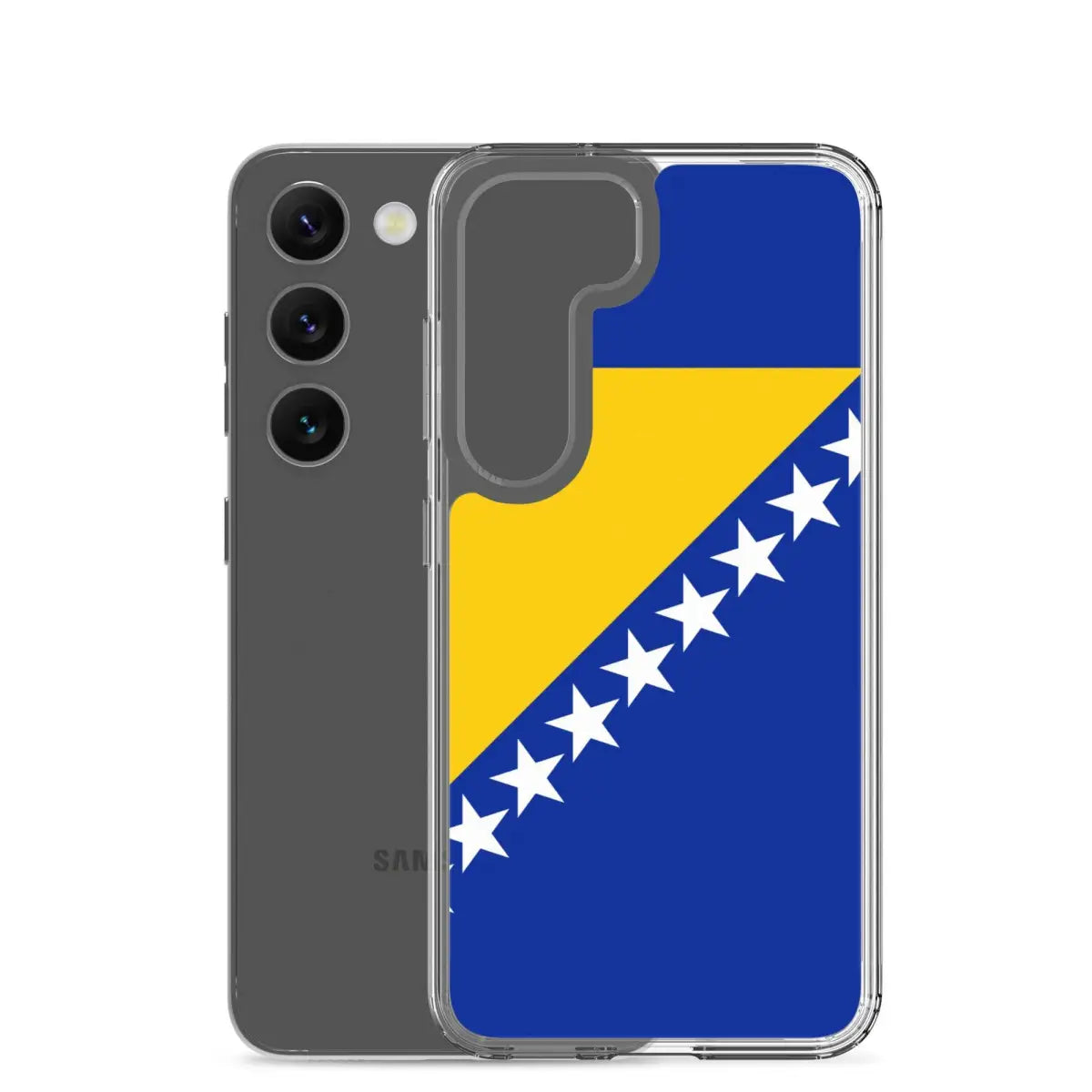 Coque téléphone drapeau de la bosnie-herzégovine - pixelforma
