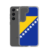 Coque téléphone drapeau de la bosnie-herzégovine - pixelforma