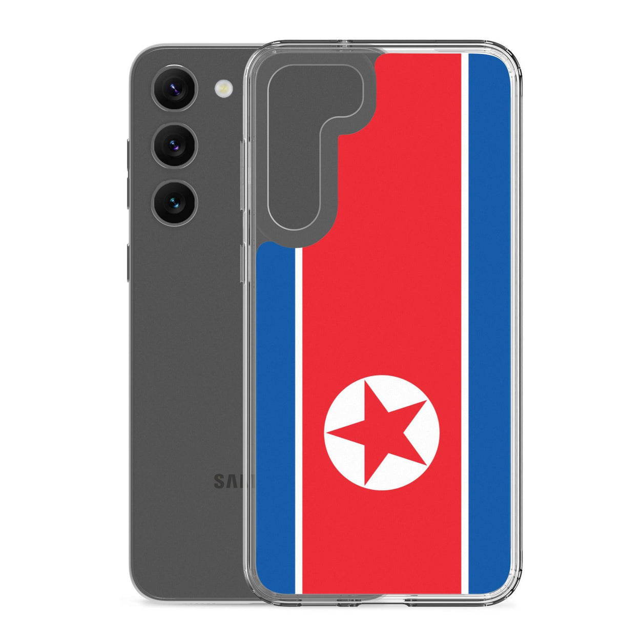 Coque Téléphone Drapeau de la Corée du Nord - Pixelforma