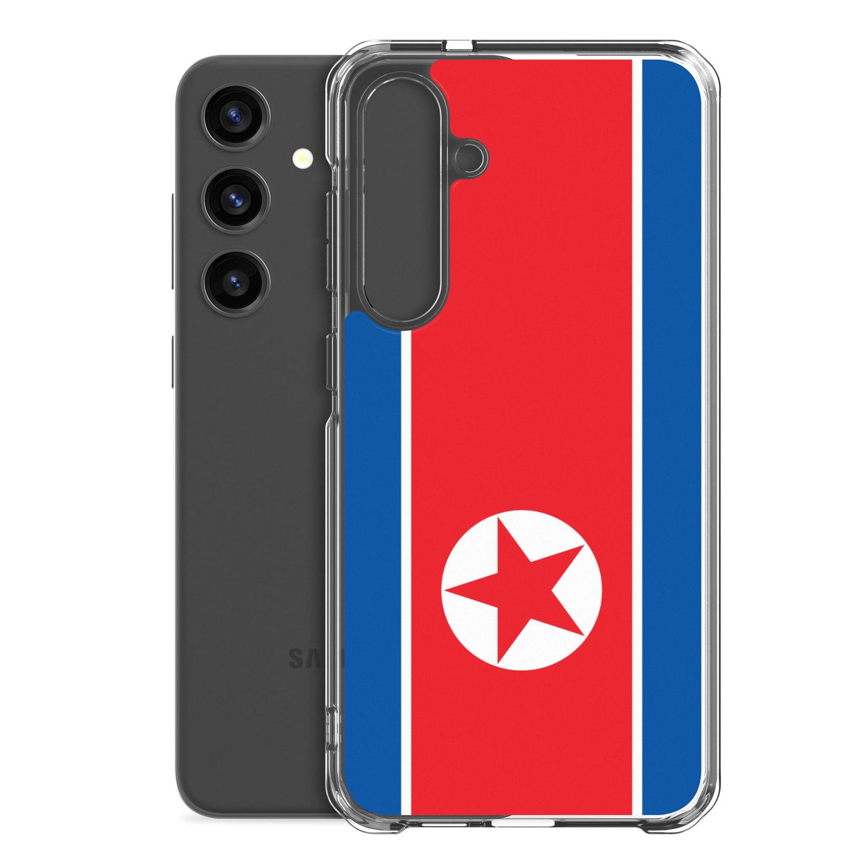 Coque Téléphone Drapeau de la Corée du Nord - Pixelforma