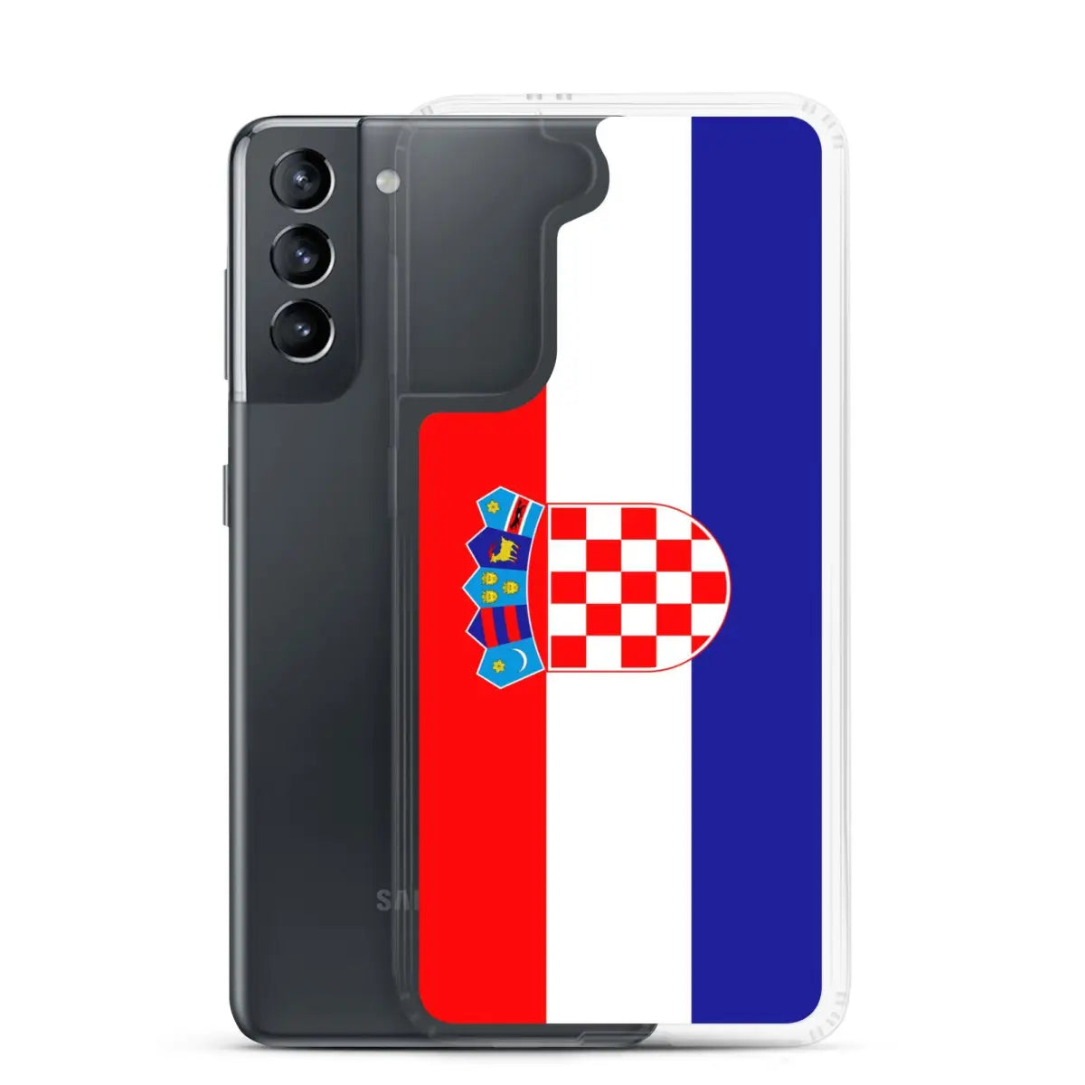 Coque téléphone drapeau de la croatie - pixelforma