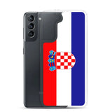 Coque téléphone drapeau de la croatie - pixelforma