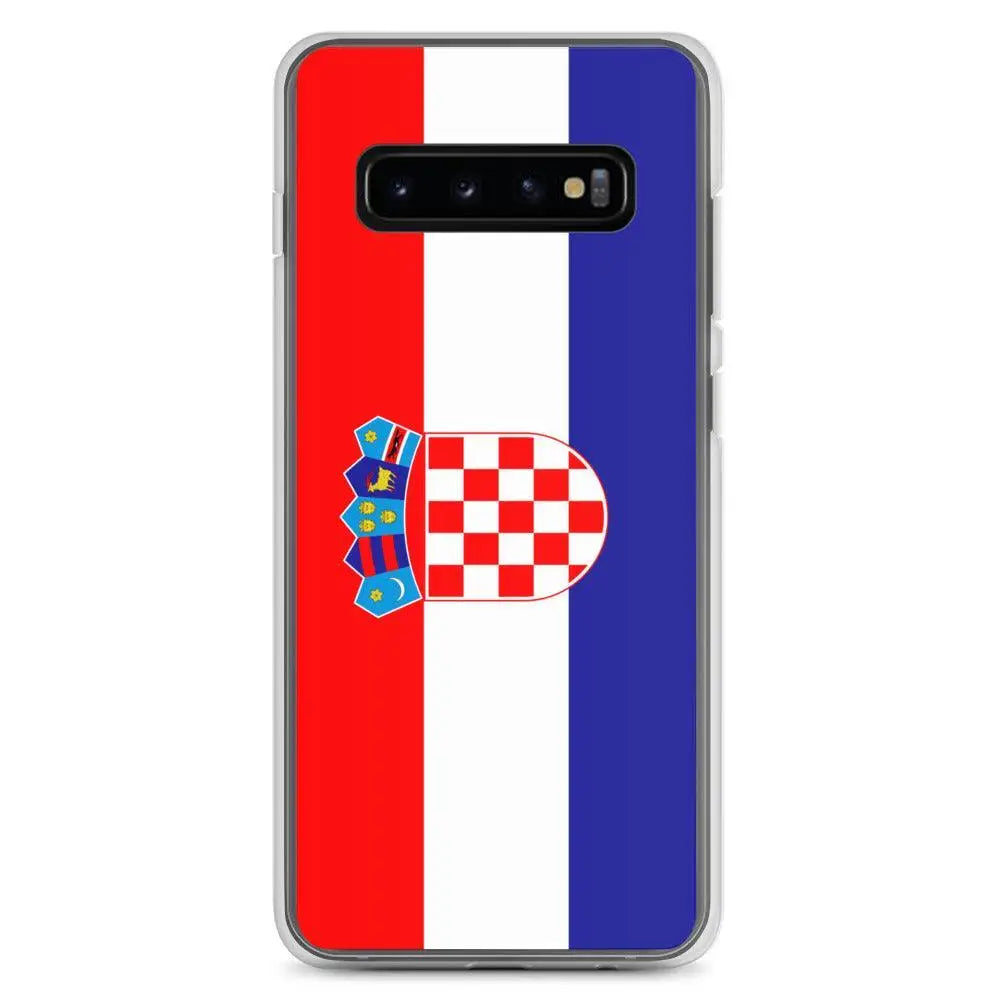 Coque téléphone drapeau de la croatie - pixelforma
