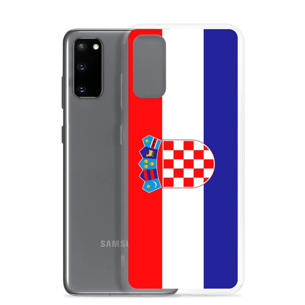 Coque téléphone drapeau de la croatie - pixelforma