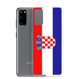 Coque téléphone drapeau de la croatie - pixelforma