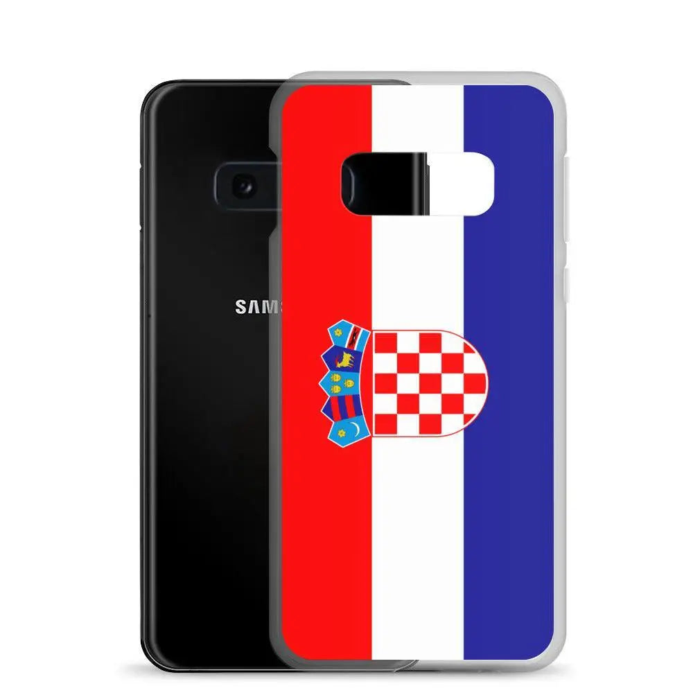 Coque téléphone drapeau de la croatie - pixelforma