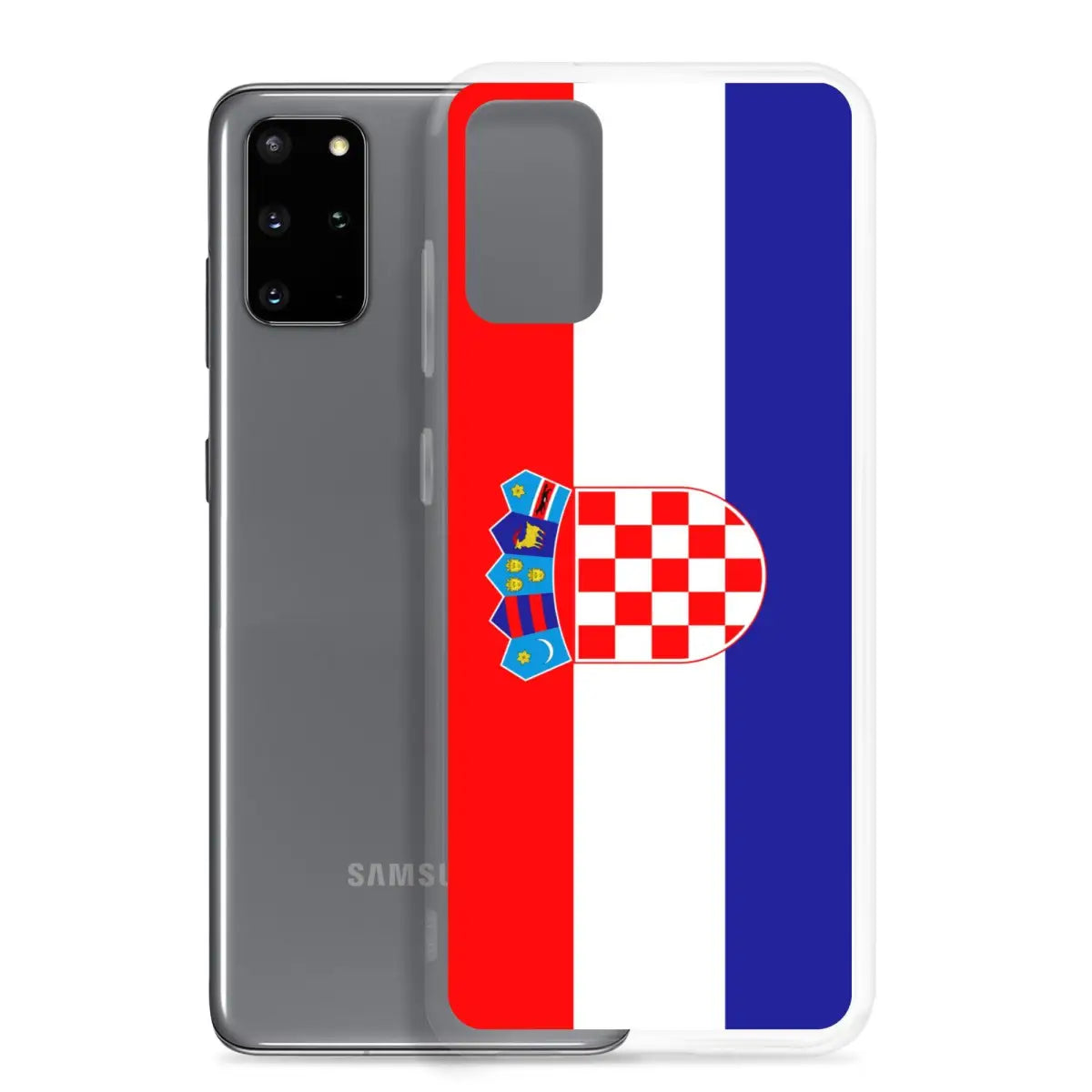 Coque téléphone drapeau de la croatie - pixelforma