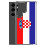 Coque téléphone drapeau de la croatie - pixelforma