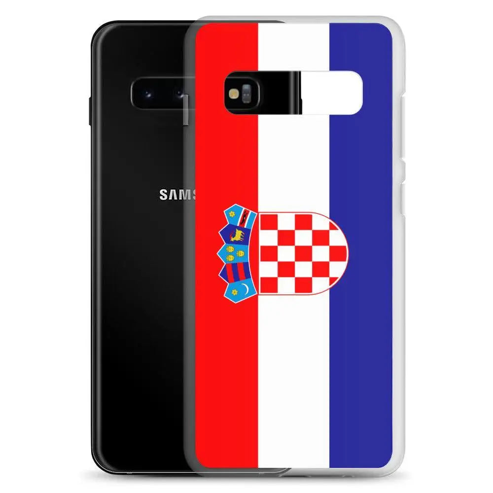 Coque téléphone drapeau de la croatie - pixelforma