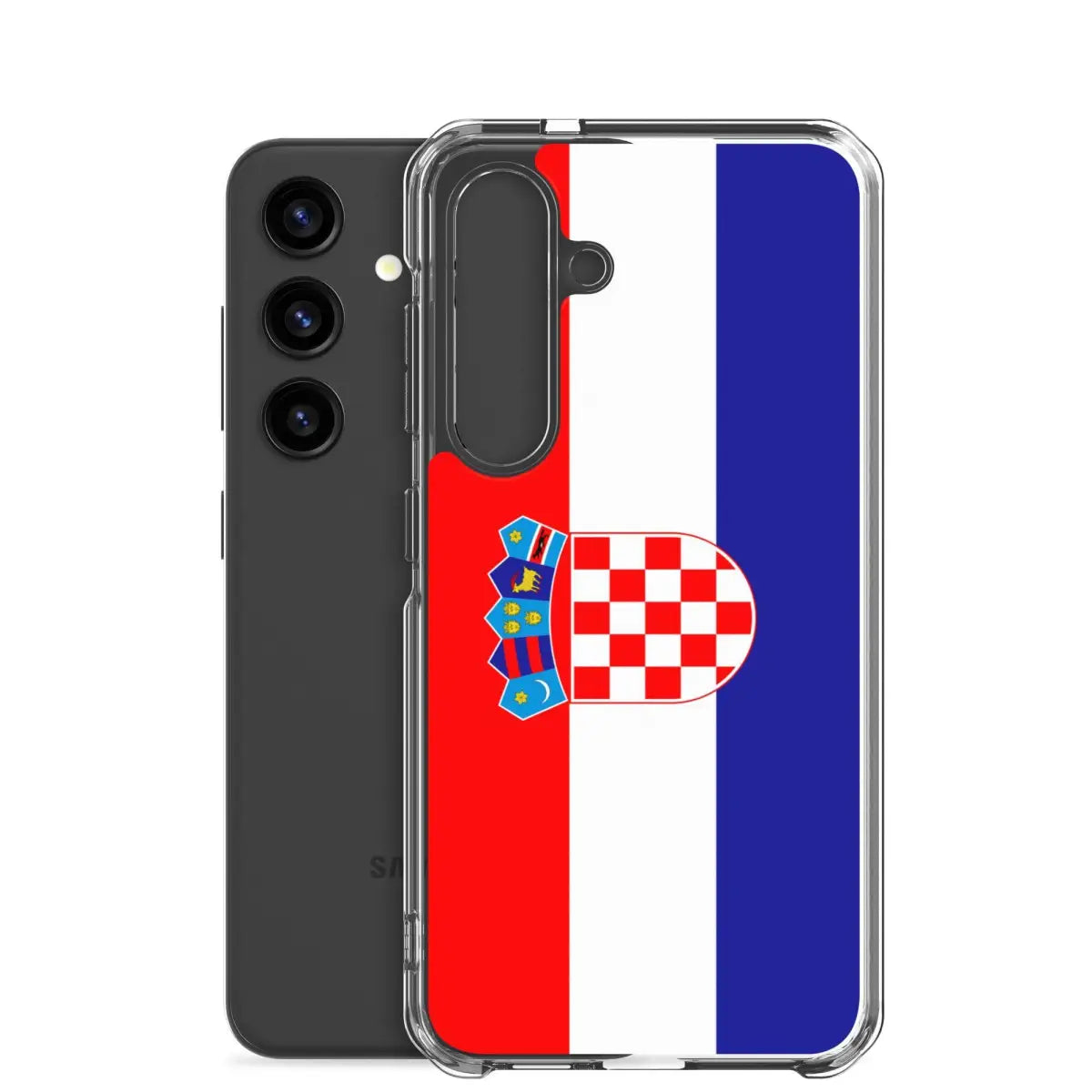 Coque téléphone drapeau de la croatie - pixelforma