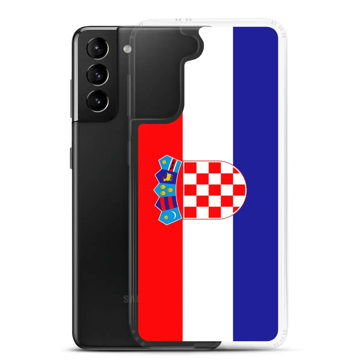 Coque téléphone drapeau de la croatie - pixelforma