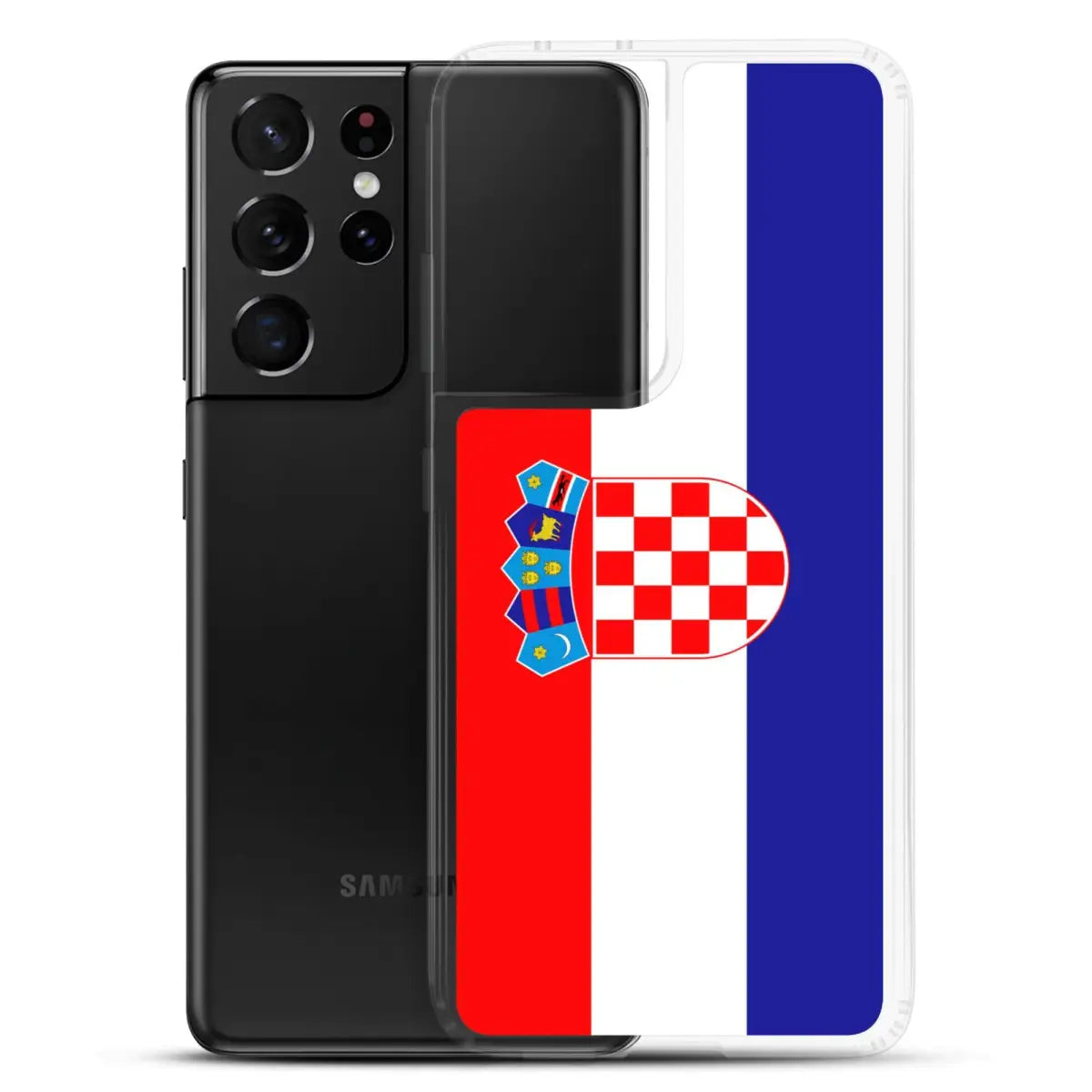 Coque téléphone drapeau de la croatie - pixelforma