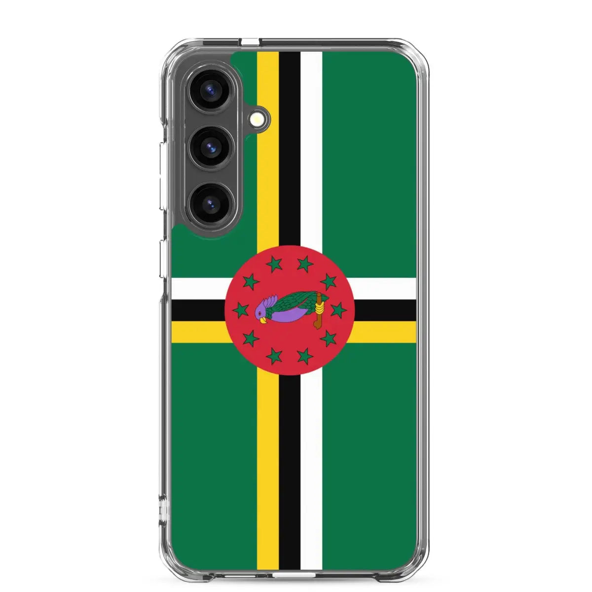 Coque téléphone drapeau de la dominique - pixelforma