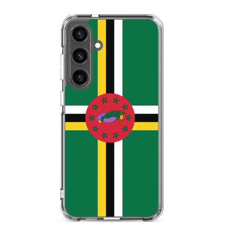Coque téléphone drapeau de la dominique - pixelforma