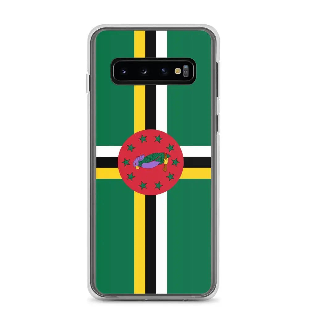 Coque téléphone drapeau de la dominique - pixelforma