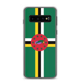 Coque téléphone drapeau de la dominique - pixelforma