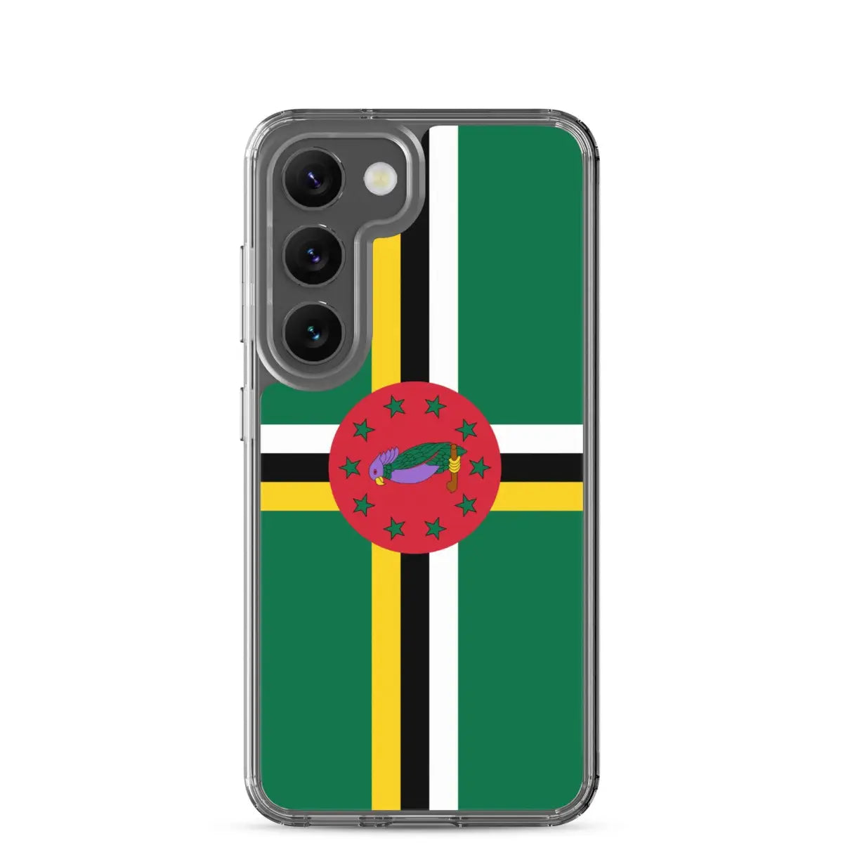 Coque téléphone drapeau de la dominique - pixelforma