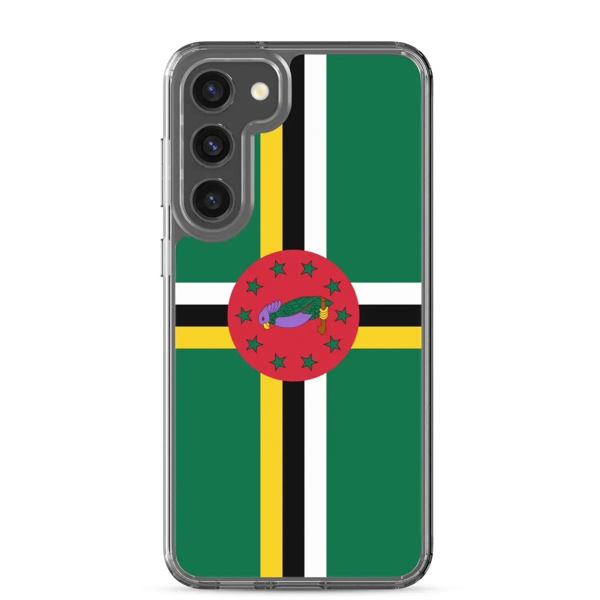 Coque téléphone drapeau de la dominique - pixelforma