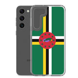 Coque téléphone drapeau de la dominique - pixelforma