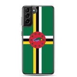 Coque téléphone drapeau de la dominique - pixelforma