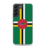 Coque téléphone drapeau de la dominique - pixelforma
