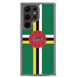 Coque téléphone drapeau de la dominique - pixelforma