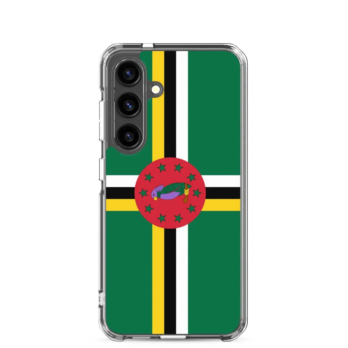 Coque téléphone drapeau de la dominique - pixelforma