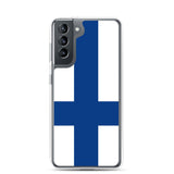 Coque Téléphone Drapeau de la Finlande - Pixelforma