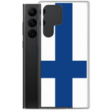 Coque Téléphone Drapeau de la Finlande - Pixelforma