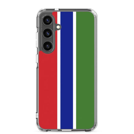Coque téléphone drapeau de la gambie - pixelforma