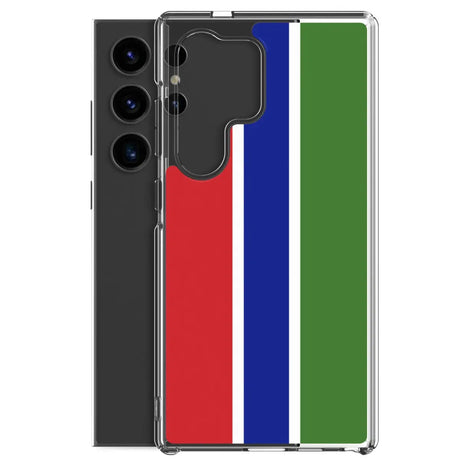 Coque téléphone drapeau de la gambie - pixelforma
